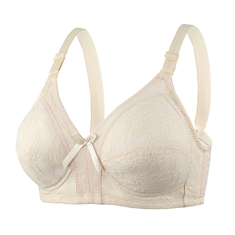 DTBPRQ Comfort Lace Bra, Smoothing Full-Coverage T-Shirt Bra for Everyday  Comfort, Comfortable Lace Bra