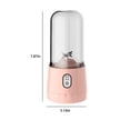 thumbnail image 3 of TIMIFIS Juicer Cup Portabler with 4Ultra- Blades, Small for Shakes ,Usb Rechargeable Fresh Fruit Juicer for Home/Travel/Gym/Office Kitchen Gadgets, 3 of 6