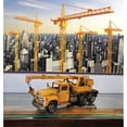 thumbnail image 7 of Old Modern Handicrafts Metal Handmade Tin Crane Truck Model, 7 of 7