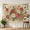 B, variant on XaaKee Classic Pink Botanical Pattern Tapestry Wall Hanging High-Quality Polyester Large Wall Tapestry 60x40Inch