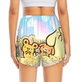 thumbnail image 2 of Lsque Sanrio Printed Women's Running Shorts with Liner Pockets,Elastic Quick Dry Workout Athletic Gym Yoga Shorts,Womens High Waist Shorts-Medium, 2 of 9