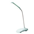thumbnail image 2 of Lámpara de escritorio LED con control táctil, temperatura de color de tres niveles, atenuación continua, carga USB, lámpara de mesa cian, 2 of 10
