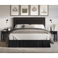 thumbnail image 1 of HMD Keith Queen Upholstered Panel Bed, Black, 1 of 3