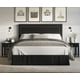 thumbnail image 1 of HMD Keith Queen Upholstered Panel Bed, Black, 1 of 3