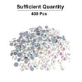 thumbnail image 3 of 400 Pcs Hotfix Rhinestones Flatback Crystal Glass Gems with Clear Bag Nail Art Kit for Crafts Clothes DIY Decoration 5 Sizes (SS6-SS20 Set, Night Starry Sky), 3 of 6
