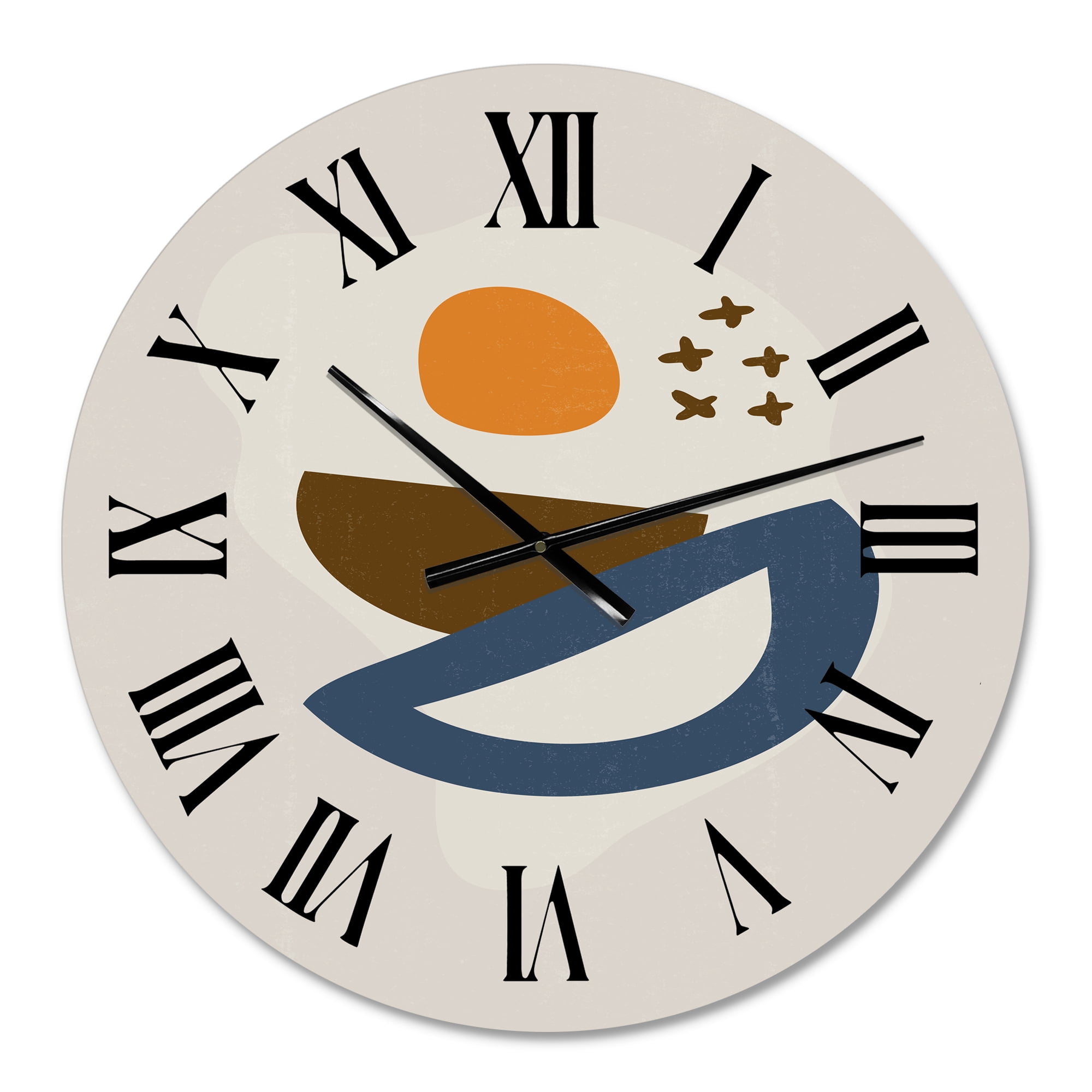 Designart 1 in Quartz Modern/Contemporary Wall Clock