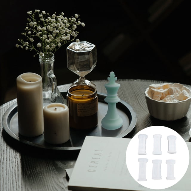 FENGGUIQU 6Ud De Silicona Para Creación De Velas Aromáticas Y Adornos Caseros