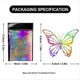 thumbnail image 3 of 100 Pegatinas de Mariposas con Purpurina Holográfica, Calcomanías Decorativas Transparentes Impermeables de Mariposas Vintage, 3 of 5