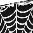 thumbnail image 3 of Black Halloween Spider Webs Shower Curtain 36"x72" ,Bathroom Decorative Shower Curtains Set with 12 Hooks,Modern Waterproof Washable Shower Curtain, 3 of 6