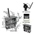 thumbnail image 3 of 7inch Monitor Wireless Rear View Backup Camera Night Vision System For Car Rv Truck Bus, 3 of 5