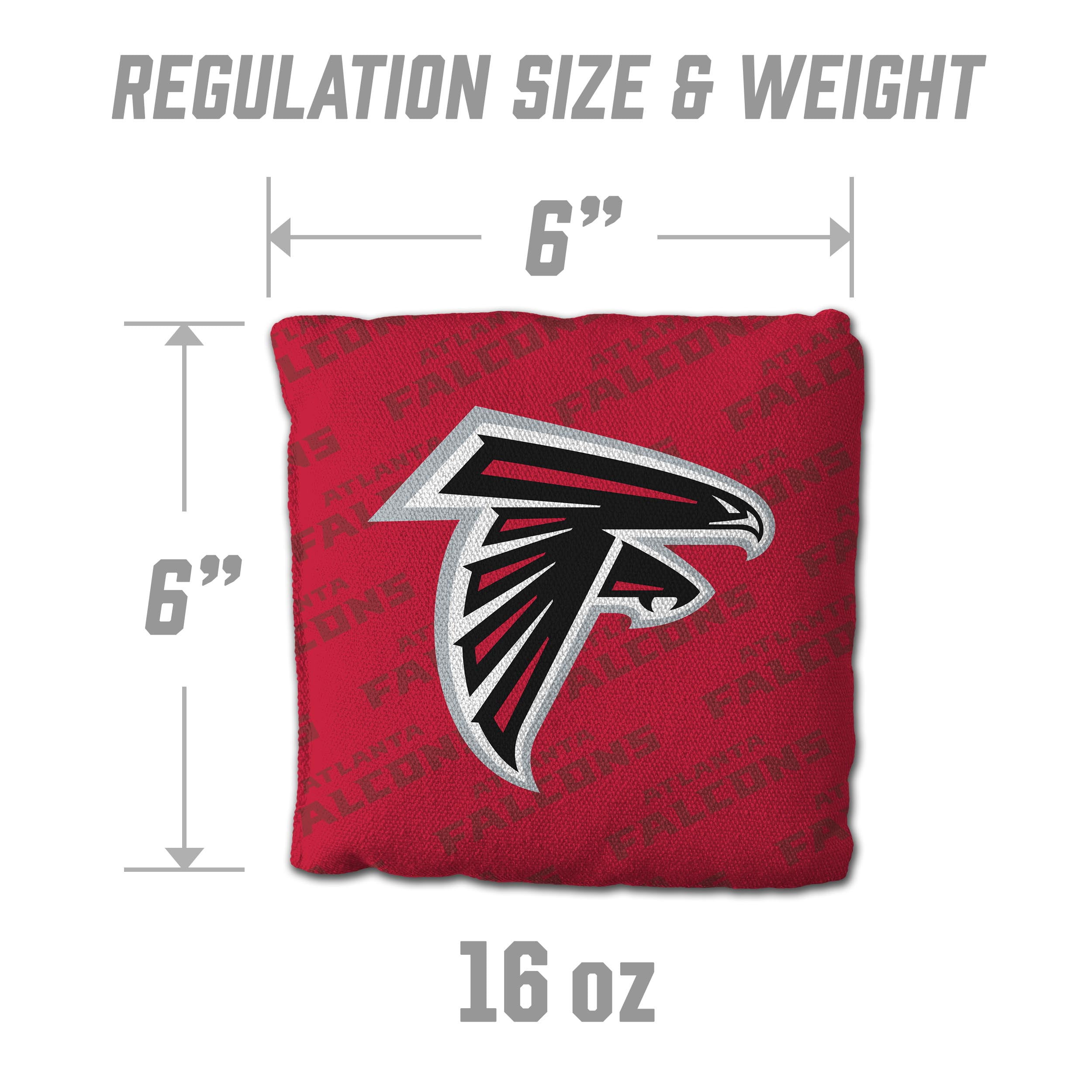 NFL Atlanta Falcons Cornhole Bags - 4PK - Red