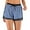 Blue, variant on Women's Yoga Shorts Butt Lift Shorts Double layer Running Yoga Shorts Quick-Dry Activewear Workout Exercise Athletic Jogging Shorts