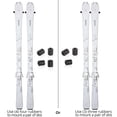 thumbnail image 4 of 8 PCS Ski Wall Mount Storage – Damage-Free Hanger, Modern Floating Vertical Rack, Clip Hook Holder to Securely Store, Hang and Display Skis, Space-Saving Skiing Equipment Organizer(Skis not included), 4 of 4