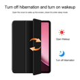 thumbnail image 4 of For Oppo Pad 4 Pro Case PU Leather TPU Back Trifold Stand Tablet Cover - Grey, 4 of 5