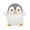 A#01, variant on Simulation Penguin Squishy Fidget Toys for Adults Soft Rubber Sensory Gadget Black Pink and Blue Animal Shape Office Desk Accessory Slow Rising Pressure Relief Tool 1 Pack