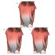 thumbnail image 5 of Qarigey Camiseta de mujer de manga corta con cuello y camiseta informal con degradado, rosa, XL Type1 NO1 Qarigey CBP435886, 5 of 6