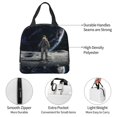 thumbnail image 4 of Disketp Astronaut Standing In The Moon Bolsa Térmica para Almuerzo para Hombre y Mujer, Ideal para Trabajo, Senderismo y Picnic, 4 of 8