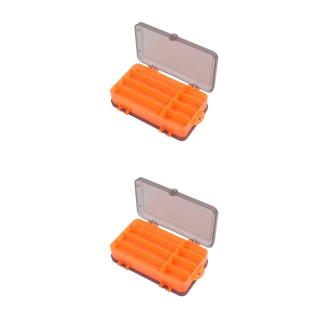 Naiovety Caja de almacenamiento de herramientas de pesca ABS Reemplazo de múltiples compartimentos Cebo portátil Señuelo Caja de herramientas Type4 NO4