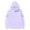 Purple, variant on Piuwrlz Girl Winter Hoodies Kids Hood Sweatshirts Loose Pocket Round Neck Hoodie Khaki Size 150