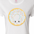 thumbnail image 4 of Inktastic White Donut Women's T-Shirt, 4 of 5