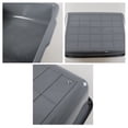 thumbnail image 3 of Ponpong 4 Packs 32 L Commercial Plastic Bus Box, Restaurant Bus Tubs, Gray, 3 of 8