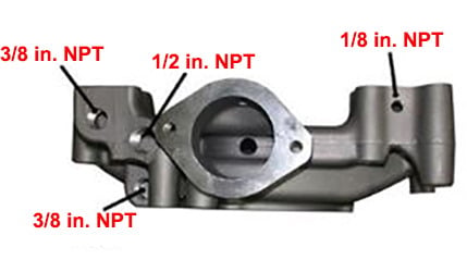 thumbnail image 5 of JEGS Water Pump Housing [1958-1979 Mopar, 361-440, Natural Aluminum], 5 of 5