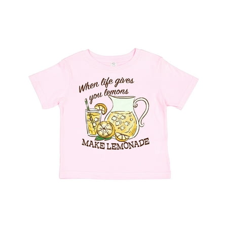 

Inktastic When Life Gives You Lemons Make Lemonade Gift Toddler Boy or Toddler Girl T-Shirt