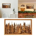 thumbnail image 1 of Art Mural Nature Arbres Nature Sauvage Foyer Multicouche Chalet Extérieur, 1 of 9