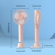 thumbnail image 3 of Mini Ventilador Porttil De 18 Cm (7 Pulgadas), Batera Recargable, Luz Led, Para Refrescarse En Das Calurosos, Para Viajes O Uso En La Oficina, 1 Unidad, Color Negro, Ukhbmc, 3 of 8