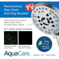 thumbnail image 4 of High Pressure 48-Setting Rain & Handheld Shower Head Combo with Anti-Clog Nozzles and 6ft Hose, 4 of 8