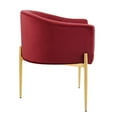 thumbnail image 2 of Savour Tufted Performance Velvet Accent Chair, 2 of 5