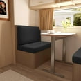 thumbnail image 6 of Stretch Camper Cushions Cover Rv Dinette Couch Cover Washable Elastic Sofa Slipcover for RV Camper Bench Backrest Cushion Covers（1 Set,Black）, 6 of 6