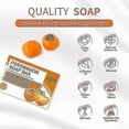 thumbnail image 4 of Persimmon Soap Bar for Old People Smell, Natural Deodorant Body Face Bar Soap for Body Odor Control, Remove Bad Body Odor, Men & Women Deodorizing, 4 of 5