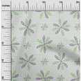 thumbnail image 2 of oneOone Polyester Spandex Green Fabric Asian Block Craft Projects Decor Fabric Printed By The Yard 56 Inch Wide, 2 of 4