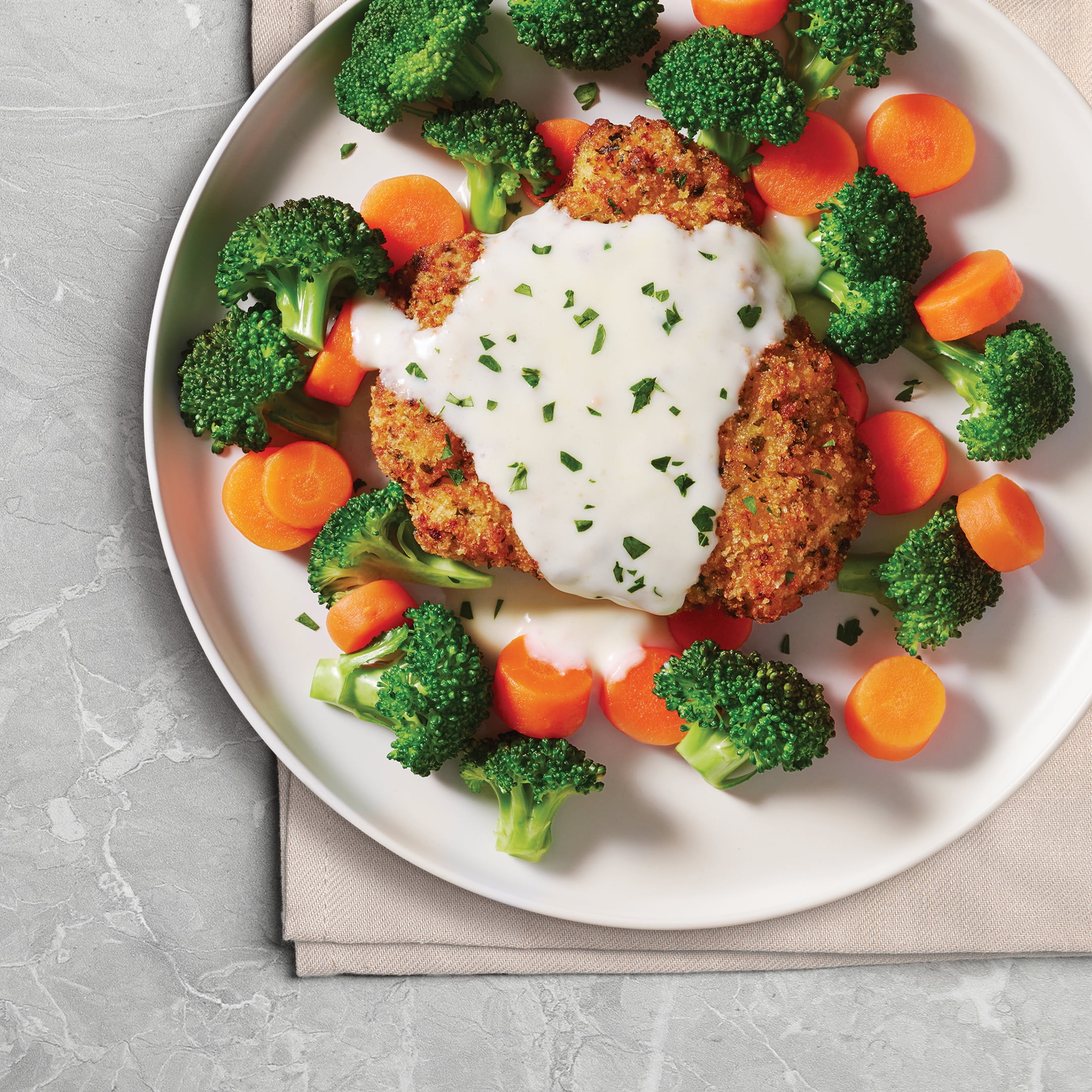 Beautiful Citrus Chicken with Broccoli & Carrots Bowl by Drew Barrymore, 9.51 oz (Frozen)