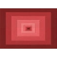 thumbnail image 1 of Ahgly Company Tapis d'Intérieur Rectangulaire Rouge Lavable en Machine, 5 Pieds x 8 Pieds, 1 of 7