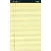 Tops 63580 Docket Ruled Perforated Pads Legal Rule/Size Canary 12 50-Sheet Pads/Pck