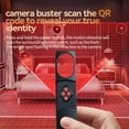 thumbnail image 3 of TIKBBRMG Hidden Camera Detector, Bug Anti Spy Finder GPS Detector,Tracker Device Wireless RF Signal Scanner,for Travel Office Hotels Home,5 Levels Sensitivity(Black), 3 of 10