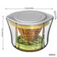 thumbnail image 4 of Toystoory Exprimidor de frutas 5 en 1, lavable, 400ml, exprimidor multifuncional, cocina, restaurante, Bar, Camping, herramienta de almacenamiento para Cocina y Comedor Toystoory HA060943-00B, 4 of 6