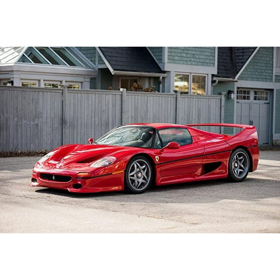 Iconic Arts Laminated 36x24 Poster: Ferrari F50