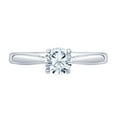 thumbnail image 3 of 1/2 Carat T.W 10K White Gold Lab Grown Diamond Round Solitaire Engagement Ring., 3 of 4