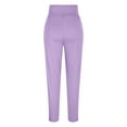 thumbnail image 5 of Ediodpoh Yoga Pants Women High Waisted Casual Thermal Winter Leggings for Everyday Wear Comfortable Stretchy with Soft Full Length Purple S, 5 of 5