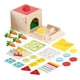 thumbnail image 3 of Caja de monedas de juguetes Montessori de madera, habilidades motoras finas Montessori, caja de caída de bolas, juguetes de clasificación y, 3 of 9