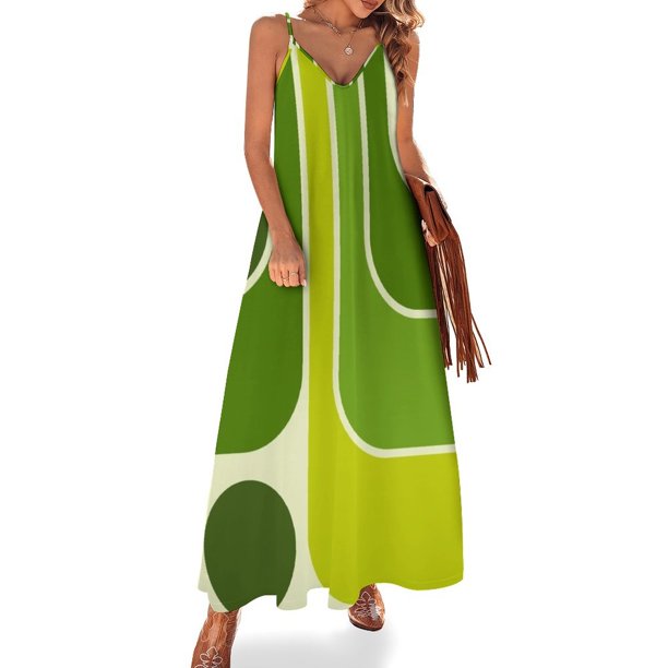 Vestido sin mangas con diseño geométrico retro 631 Vestido largo de verano para mujer Vestido sexy para mujer Vestidos de noche de lujo para mujer 2024