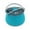 Blue, variant on 1L Portable Silicone Camping Kettle Foldable Travel Cook Pot with Lid for Outdoor Hiking Backpacking Boiling Water