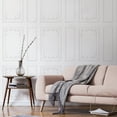 thumbnail image 2 of Fine Decor Rhonda White Ornate Paneling Wallpaper, 2 of 4
