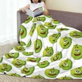 thumbnail image 6 of Sikiie Happy Fruit Ultra-Soft Micro flannel Blanket Luxury All Seasons Warm Blanket for Bedding Sofa and Travel (4 sizes)-50"x40", 6 of 7