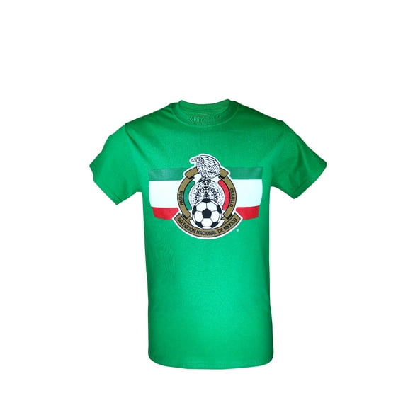 Icon Sports Men Mexico National Soccer Team Officially Soccer T-Shirt Cotton Tee -09 Small
