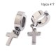 thumbnail image 3 of Qarigey 5 pares de pendientes cruzados pendientes de gota exquisitos Clip de oreja para fiestas de Navidad Día de San Valentín fiestas de Ropa, zapatos y accesorios Miscelánea tipo 4, 3 of 6
