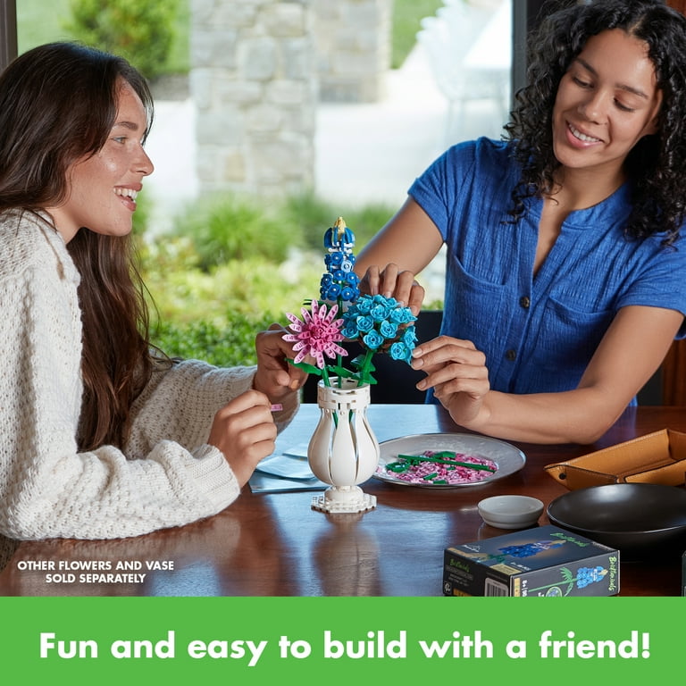 Brickcraft Bricktanicals Bluebonnet Building Kit (96-Piece Set
